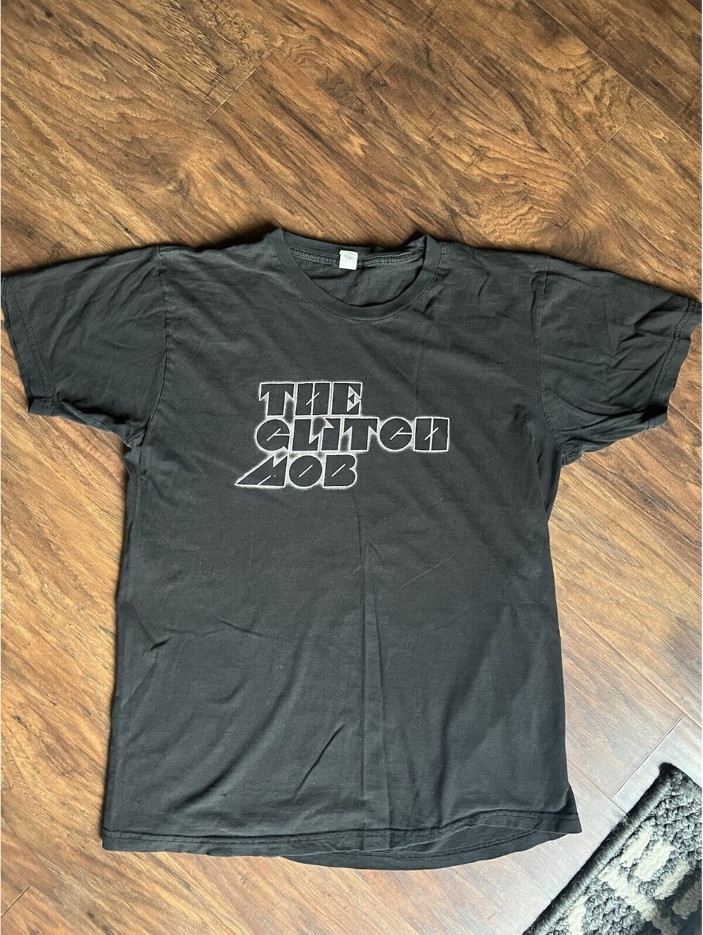 The Glitch Mob Men's T Shirt Large Vintage Tultex 90s 100 Cotton Black